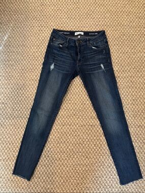 DL1961 Emma Skinny Jeans in dark blue wash